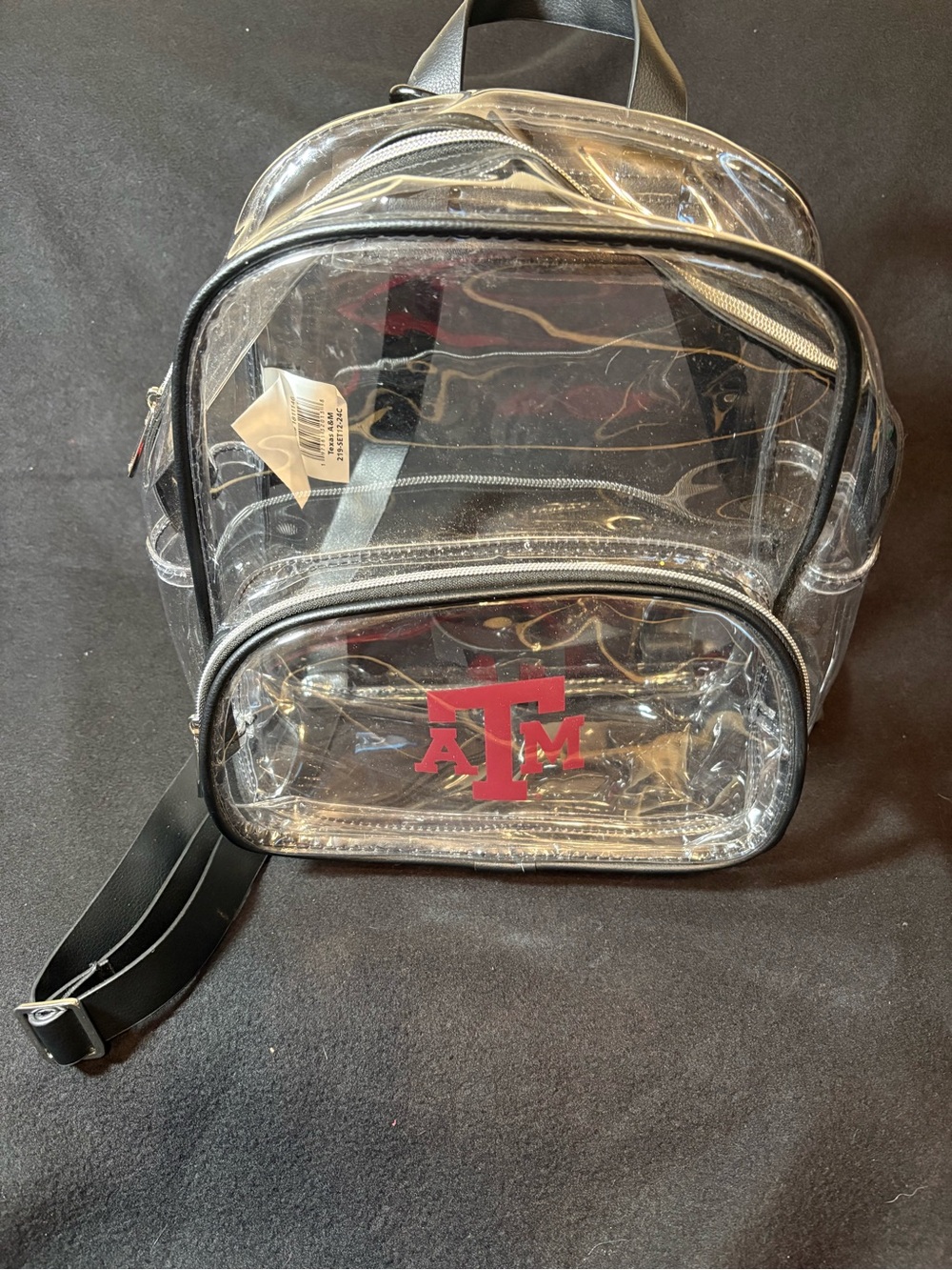 Texas A&M Aggies Logobrands Clear Stadium Backpack Official NCAA Licensed